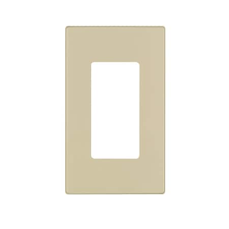 Decora Leviton Ivory 1 gang Thermoset Plastic Decorator Wall Plate 1 pk C41-80301-00I